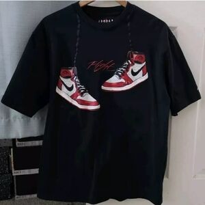Jordan Flight Mens Large Black T- Shirt - Lost & Found